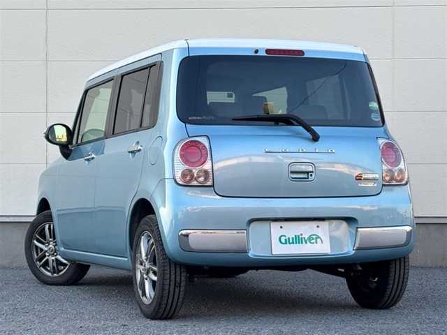 スズキ ラパン ショコラ X 愛知県 2015(平27)年 5.4万km フィズブルーパールメタリック/ホワイト 純正ナビ/　(CD/DVD/フルセグ)/前方ドライブレコーダー/ETC/LEDヘッドライト/本革シート/社外アルミホイール(SG・E)/純正アルミホイール付き/Wエアバック/ABS/アイドリングストップ/スマートキー/取扱説明書