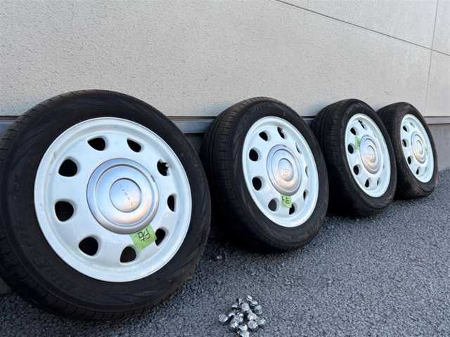 スズキ ラパン ショコラ X 愛知県 2015(平27)年 5.4万km フィズブルーパールメタリック/ホワイト 純正ナビ/　(CD/DVD/フルセグ)/前方ドライブレコーダー/ETC/LEDヘッドライト/本革シート/社外アルミホイール(SG・E)/純正アルミホイール付き/Wエアバック/ABS/アイドリングストップ/スマートキー/取扱説明書