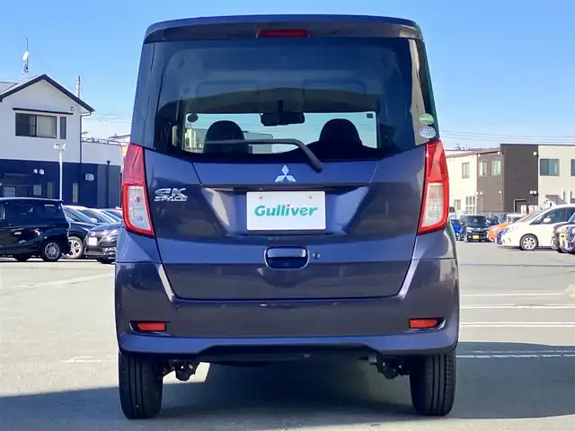 三菱 ｅＫスペース G 静岡県 2014(平26)年 5.8万km パープリッシュネイビーパール SDナビ/バックカメラ/ドライブレコーダー前後/ETC/エンジンスタートボタン/パワースライドドア/パワーウィンドウ/アイドリングストップ/スマートキー/オートエアコン/ドライブレコーダー前後/ベンチシート/純正フロアマット/布シート/左側パワースライドドア/右側スライドドア/ABS/横滑り防止装置/ハロゲン/Wエアバック