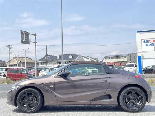 ホンダ Ｓ６６０ α 特別仕様車ブルーノレザーED 千葉県 2017(平29)年 4.3万km ベルベットマルーンメタリック 【Bruno Leather Edition専用装備】/外部検査済み/●スポーツレザーシート/●ブラックドアミラー/●オールブラックアルミホイール/●本革巻ステアリングホイール/●専用ボディカラー：ベルベットマルーンメタリック/シティブレーキアクティブシステム【MOP】/・衝突軽減ブレーキ+誤発進抑制機能/純正センターディスプレイ/・BT/AMFM/USB/バックカメラ/ETC/純正フロアマット/スペアキー