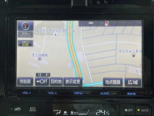 トヨタ プリウス A プレミアム 沖縄県 2016(平28)年 15.9万km ダークブルーマイカM 禁煙車/衝突軽減ブレーキ/純正９インナビ/純正ドライブレコーダー/ＨＵＤ/ＢＳＭ/バックカメラ/ＬＥＤヘッドライト/オートライト/アドバンストパーク/純正アルミホイール/ＥＴＣ/プッシュスタート