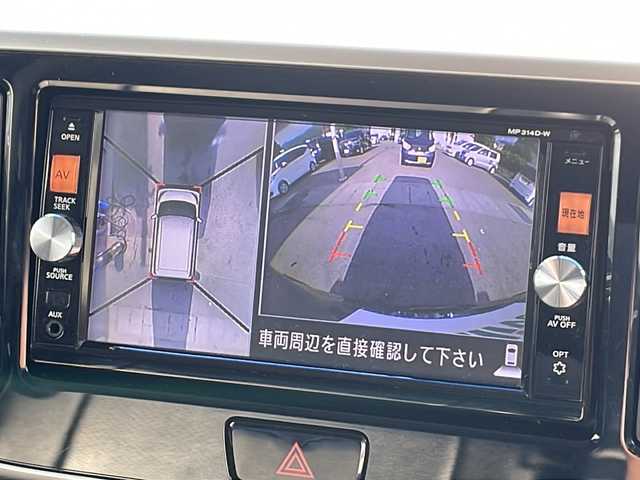 日産 デイズ ルークス ハイウェイスターX 福島県 2014(平26)年 8.8万km ブラック 純正ナビ　全方位Ｃ　フルセグＴＶ　ＢＴ　純正１４インチサマータイヤ付ＡＷ　スペアキー　エンスタ　純正ドアバイザー　片側パワスラ　電動格納ミラー　自動防眩ミラー　シートカバー　リアシーリングファン