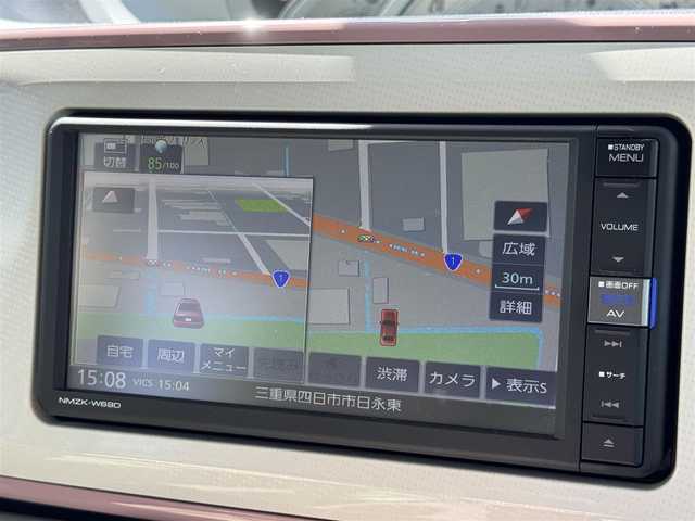 ダイハツ ムーヴ キャンバス G メイクアップ リミテッド　SAⅢ 三重県 2019(令1)年 8.6万km パールホワイトⅢ/ライトローズマイカメタリックⅡ 2トーン ワンオーナー /純正OPルーフキャリア/社外ホイール/スマートアシスト3/アイドリングストップ/純正メモリナビ・地デジTV/・DVD/CD/・Bluetooth/全周囲カメラ/バックソナー/ミルモアイ前後ドライブレコーダー/レーンディパーチャーアラート/前席シートヒーター /ETC/LEDヘッドランプ/・オートライト/フロントフォグランプ/プッシュエンジンスタート/スマートキー/新車時保証書/取扱説明書