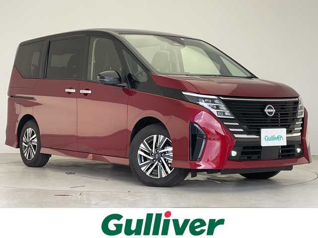 日産 セレナ e－パワー ハイウェイスター V 愛知県 2023(令5)年 0.1万km 赤 プロパイロット/純正12.3型ディズプレイオーディオナビ/レーダークルーズコントロール/全方位カメラ/両側パワースライドドア/ハンズフリースライドドア/コーナーセンサー/ワイヤレス充電器/ブラインドスポットモニター/LEDヘッドライト/インテリジェントミラー/リアオートエアコン/オートマチックハイビーム/ドライブレコーダー/シートヒーター/ステアリングヒーター/フリップダウンモニター/純正アルミホイール/スマートキー/プッシュスタート