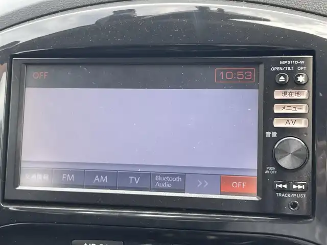 日産 ジューク 15RX タイプV 千葉県 2012(平24)年 9.5万km サファイアブラック 社外16インチアルミホイール/前後ドライブレコーダー（AG422-DRC）/純正ホイールキャップ付き夏タイヤ積込/プッシュスタート/ETC/フォグ/電動格納ミラー/ドアバイザー/レべライザー/保証書