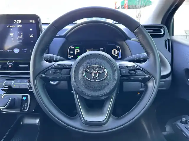 トヨタ アクア Z 宮城県 2022(令4)年 0.5万km ダークブルーマイカM 合成皮革パッケージ/・合皮/ストライプ柄ファブリックコンビシート/・パワーシート（運転席）/・シートヒーター（運転席/助手席）/・ステアリングヒーター/＝＝＝/セーフティセンス/・プリクラッシュセーフティ/・レーントレーシングアシスト/・レーダークルーズコントロール/・オートマチックハイビーム/・ロードサインアシスト/先行車発進告知機能/パーキングサポートブレーキ（前後方静止物）/10.5インチディスプレイオーディオ/・ナビ機能付/・Bluetooth/バックカメラ/ドライブレコーダー/AC100V/1500Wアクセサリーコンセント/革巻きステアリング/ステアリングスイッチ/LEDヘッドランプ/LEDフロントフォグランプ/オートライト/スマートキー＆プッシュスタート/スペアキー1本/電動格納ミラー/純正15インチAW/純正フロアマット/W/サイド/カーテンエアバッグ