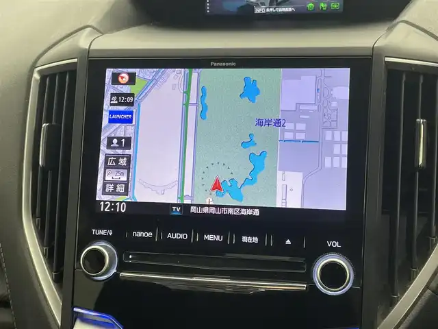 スバル フォレスター ハイブリッド アドバンス 岡山県 2019(令1)年 8.3万km クリスタルブラックシリカ 純正ナビ/CN-LR840D/（CD/DVD/TV/BT)/バックカメラ/ルーフレール/ドライブレコーダー/パワーシート/ハーフレザーシート/シートヒーター/ルーフレール/LEDライト/オートライト/レーダークルーズ