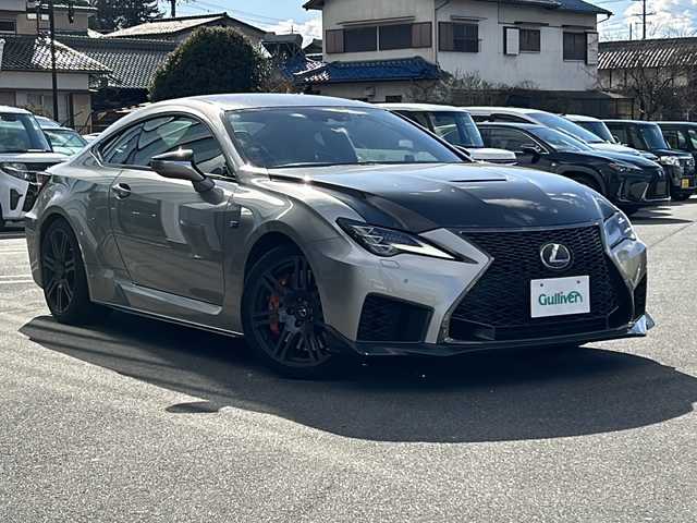 レクサス ＲＣ Ｆ カーボンエクステリアパッケージ 岐阜県 2019(令1)年 5.3万km ソニックチタニウム HDDナビ/フルセグテレビ/バックカメラ/クルーズコントロール/プッシュスタート/スマートキー/ETC/カーボンルーフ/ステアリングヒーター/シートヒーター/シートクーラー/レザーシート/4本出しマフラー/オレンジキャリパー/オートライト/オートハイビーム