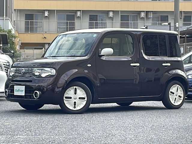 日産 キューブ 15X 大阪府 2017(平29)年 3.9万km ビターショコラ 2トーン 純正ナビ/（CD・DVD・BT・フルセグ）/ドライブレコーダー/純正フロアマット/プッシュスタート/ETC/電動格納ミラー/スペアキーあり/保証書・取扱説明書あり