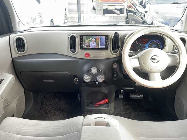 日産 キューブ 15X 大阪府 2017(平29)年 3.9万km ビターショコラ 2トーン 純正ナビ/（CD・DVD・BT・フルセグ）/ドライブレコーダー/純正フロアマット/プッシュスタート/ETC/電動格納ミラー/スペアキーあり/保証書・取扱説明書あり