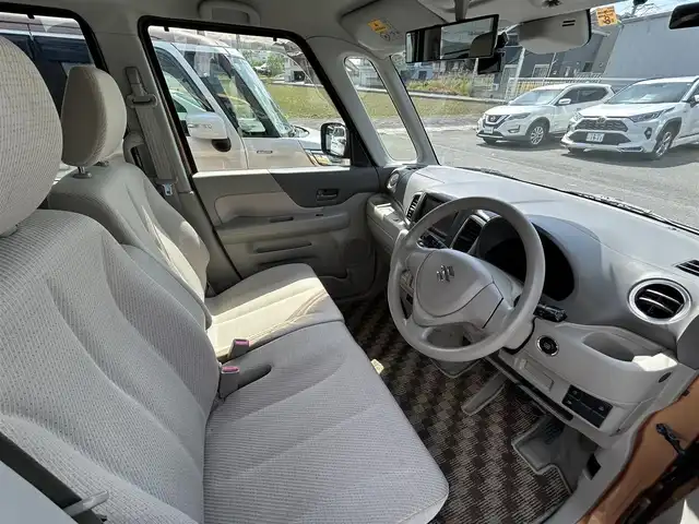 スズキ スペーシア X 福岡県 2014(平26)年 8.6万km キャンドルオレンジメタリック ・ナビ/（BLUETOOTH/フルセグ/バックカメラ/DVD再生機能/・スペアキー/・衝突軽減システム/・アイドリングストップ/・片側パワースライドドア/・電動格納ミラー/・CDチェンジャー/・ドアバイザー/・スマートキー/・ベンチシート/・保証書/・取扱説明書