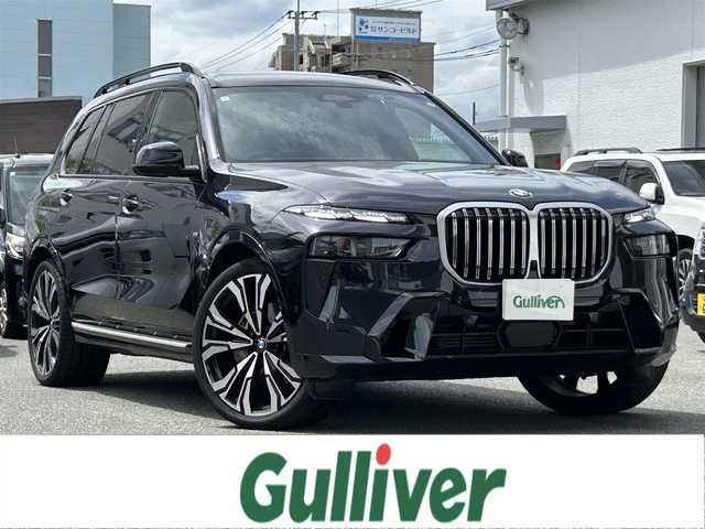 ＢＭＷ ＢＭＷ Ｘ７ xDrive40d Mスポーツ 福岡県 2023(令5)年 2.3万km カーボンブラックM ワンオーナー/純正ナビ（AM/FM/BT/ワンセグTV/AppleCarPlay)/ツインサンルーフ/ヘッドアップディスプレイ/前席メモリーシート/全席パワーシート/全席シートヒーター/前席エアシート/アラウンドビューモニター/ステアリングヒーター/クリアランスソナー/ドライブレコーダー/Bowers & Wilkinsサウンド/パワーバックドア/LEDライト/本革巻ステアリング/USB入力端子/純正23インチアルミホイール/スペアキー×１/保証書/取扱説明書