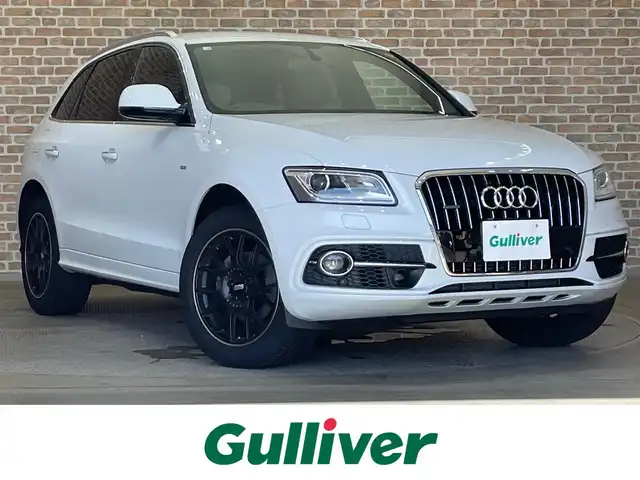 アウディ Ｑ５ 2．0 TFSI クワトロ Sライン 岩手県 2016(平28)年 5.1万km グレイシアホワイトメタリック ４WD/ターボ/バング&オルフセンサウンドシステム/アダプティブクルーズコントロール/衝突被害軽減システム/コーナーセンサー/ダウンヒルアシスト/横滑り防止装置/パドルシフト/アイドリングストップ/BBSジャーマニー１９インチ鋳造アルミホイール/パワーシート/純正ナビ/フルセグTV/バックカメラ/サイドカメラ/HIDヘッドライト