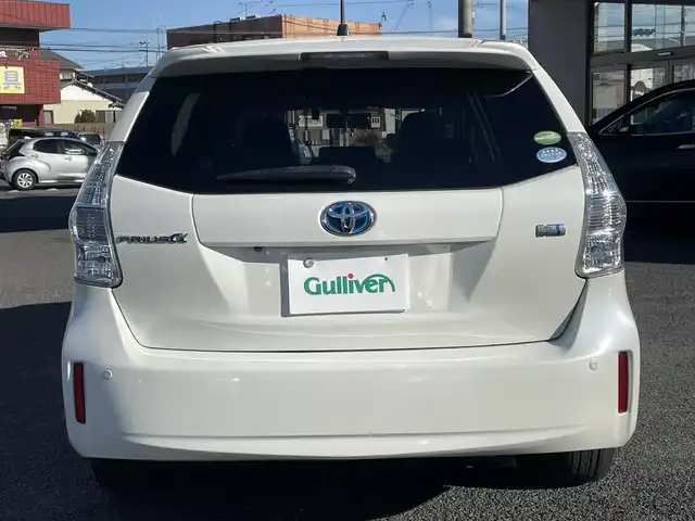 トヨタ プリウス α S チューンブラック 茨城県 2013(平25)年 8万km ホワイトパールクリスタルシャイン 純正メモリナビ/地デジテレビ/AM/FM/BlueTooth接続/バックカメラ/前方ドライブレコーダー/ビルトインETC/ステアリングリモコン/電動格納ミラー/オートライト/フォグランプ/プッシュスタート