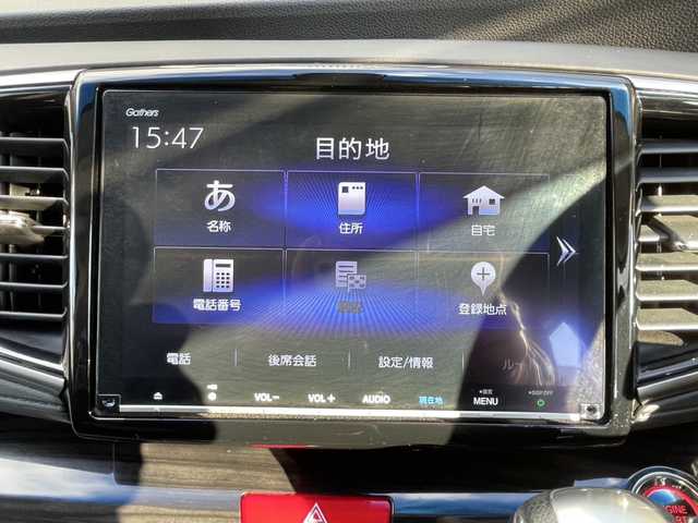 ホンダ オデッセイ アブソルート ホンダセンシング 福島県 2018(平30)年 3.8万km プレミアムディープロッソパール 純正Gathersナビ（CD/DVD/フルセグTV/Bluetooth）/両側パワースライドドア/キャプテンシート/ハーフレザーシート/LEDヘッドライト/フォグランプ/HDMIソケット/衝突被害軽減ブレーキ/ETC2.0/ステアリングリモコン/アイドリングストップ/純正アルミホイール/純正フロアマット