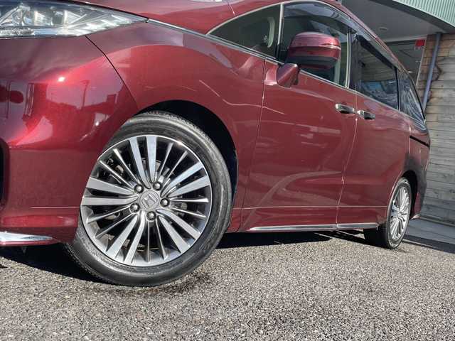 ホンダ オデッセイ アブソルート ホンダセンシング 福島県 2018(平30)年 3.8万km プレミアムディープロッソパール 純正Gathersナビ（CD/DVD/フルセグTV/Bluetooth）/両側パワースライドドア/キャプテンシート/ハーフレザーシート/LEDヘッドライト/フォグランプ/HDMIソケット/衝突被害軽減ブレーキ/ETC2.0/ステアリングリモコン/アイドリングストップ/純正アルミホイール/純正フロアマット
