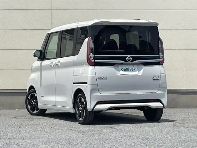 日産 ルークス ハイウェイスター X 茨城県 2023(令5)年 1.5万km ホワイトパール アラウンドビューモニター/LEDヘッドライト/ステアリングスイッチ/エマージェンシーブレーキ/インテリジェントキー/アイドリングストップ/パワースライドドア