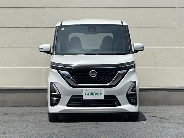 日産 ルークス ハイウェイスター X 茨城県 2023(令5)年 1.5万km ホワイトパール アラウンドビューモニター/LEDヘッドライト/ステアリングスイッチ/エマージェンシーブレーキ/インテリジェントキー/アイドリングストップ/パワースライドドア