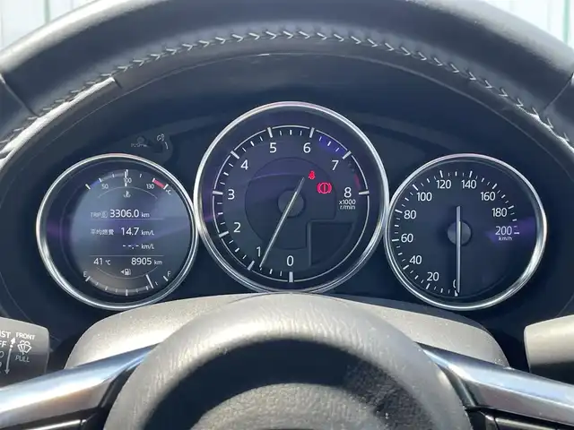 マツダ ロードスター ネイビー トップ 愛知県 2022(令4)年 0.9万km プラチナクォーツメタリック 黒革シート/BBS製17インチアルミホイール/純正ナビ/Bluetooth接続/フルセグTV/バックカメラ/ETC/ステアリングスイッチ/スペアキー1本/取扱説明書/保証書