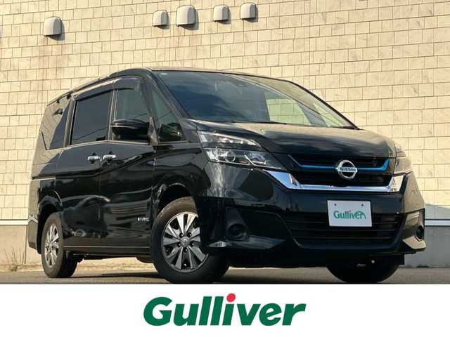 日産 セレナ e－パワー XV 山形県 2018(平30)年 9.7万km ダイヤモンドブラック 純正9インチナビ/FM/AM/フルセグ/DVD/Bluetooth/全周囲バックカメラ/プロパイロット/エマージェンシーブレーキ/クリアランスソナー/車線逸脱警報/パーキングアシスト/ビルトインETC/前方ドライブレコーダーSDなし/前席シートヒーター/ステアリングヒーター/LEDヘッドライト/オートハイビーム/オートライト