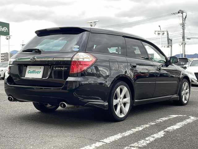 スバル レガシィ ツーリングワゴン 2．0GT 徳島県 2007(平19)年 10.4万km オブシディアンブラックパール 7型純正HDDナビ/（フルセグ/HDD/USB/DISC/ラジオ/SD/VTR）/純正オーディオ/（ラジオ/CD/MD/AUX）/ターボ/バックカメラ/ETC/社外フロアマット/ワイパーデザイアー/パドルシフト/D席パワーシート/スペアキー