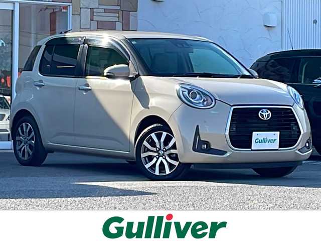 トヨタ パッソ モーダ　Gパッケージ 徳島県 2018(平30)年 3.6万km キナコメタリック 純正7型SDナビ　NSZT-W68T/（ラジオ/BT/DISC/フルセグ/SD）/バックカメラ/ビルトインETC/ハーフレザーシート/アイドリングストップ/前後コーナーセンサー/LEDヘッドライト/純正15インチAW/社外フロアマット/プッシュスタート/パーキングアシスト/スタリングリモコン/ドライブレコーダー