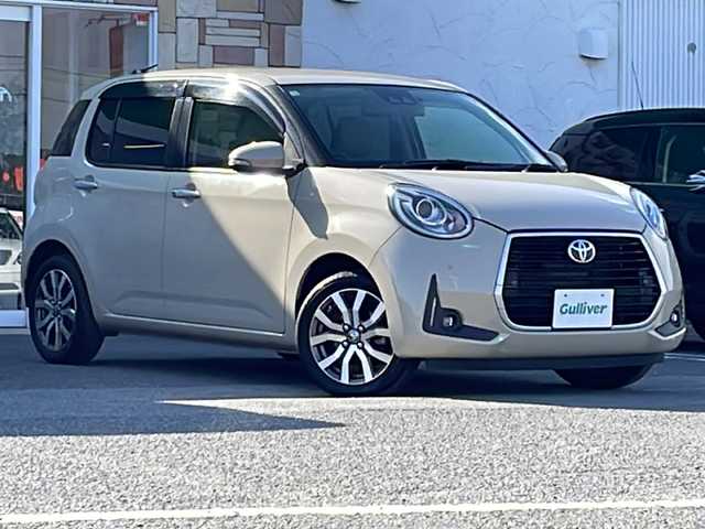 トヨタ パッソ モーダ　Gパッケージ 徳島県 2018(平30)年 3.6万km キナコメタリック 純正7型SDナビ　NSZT-W68T/（ラジオ/BT/DISC/フルセグ/SD）/バックカメラ/ビルトインETC/ハーフレザーシート/アイドリングストップ/前後コーナーセンサー/LEDヘッドライト/純正15インチAW/社外フロアマット/プッシュスタート/パーキングアシスト/スタリングリモコン/ドライブレコーダー