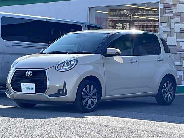 トヨタ パッソ モーダ　Gパッケージ 徳島県 2018(平30)年 3.6万km キナコメタリック 純正7型SDナビ　NSZT-W68T/（ラジオ/BT/DISC/フルセグ/SD）/バックカメラ/ビルトインETC/ハーフレザーシート/アイドリングストップ/前後コーナーセンサー/LEDヘッドライト/純正15インチAW/社外フロアマット/プッシュスタート/パーキングアシスト/スタリングリモコン/ドライブレコーダー