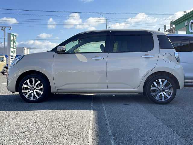 トヨタ パッソ モーダ　Gパッケージ 徳島県 2018(平30)年 3.6万km キナコメタリック 純正7型SDナビ　NSZT-W68T/（ラジオ/BT/DISC/フルセグ/SD）/バックカメラ/ビルトインETC/ハーフレザーシート/アイドリングストップ/前後コーナーセンサー/LEDヘッドライト/純正15インチAW/社外フロアマット/プッシュスタート/パーキングアシスト/スタリングリモコン/ドライブレコーダー