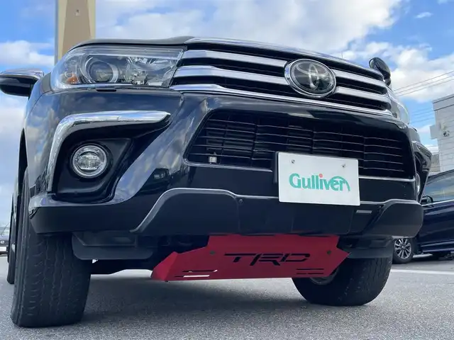 トヨタ ハイラックス Z 山形県 2018(平30)年 6.3万km アティチュードブラックマイカ 4WD/軽油/衝突被害軽減システム/TRDロールバー/SDナビ/　　【CD DVD BD BT ワンセグ】/バックカメラ/クルーズコントロール/LEDオートライト/純正17インチアルミホイール/ドライブレコーダー/ステアリングスイッチ/MTモード付AT/IC付ターボ/電動格納ウィンカーミラー/ミラーヒーター/フォグランプ/スマートキー/ETC