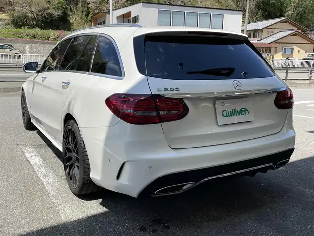メルセデス・ベンツ Ｃ２００ ワゴン ローレウスエディション 岐阜県 2019(令1)年 5.3万km 白 純正ナビ/バックカメラ/追従式クルーズコントロール/純正フロアマット/サンルーフ/全席レザーシート/前席シートヒータ/前席パワーシート・メモリ機能付き/パーキングアシスト/レーンキープアシスト/衝突軽減ブレーキ/コーナーセンサー/パワーバックドア/ドライブレコーダー/カーテンエアバック/ETC/LEDヘッドライト・AUTO機能付き
