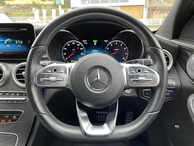 メルセデス・ベンツ Ｃ２００ ワゴン ローレウスエディション 岐阜県 2019(令1)年 5.3万km 白 純正ナビ/バックカメラ/追従式クルーズコントロール/純正フロアマット/サンルーフ/全席レザーシート/前席シートヒータ/前席パワーシート・メモリ機能付き/パーキングアシスト/レーンキープアシスト/衝突軽減ブレーキ/コーナーセンサー/パワーバックドア/ドライブレコーダー/カーテンエアバック/ETC/LEDヘッドライト・AUTO機能付き