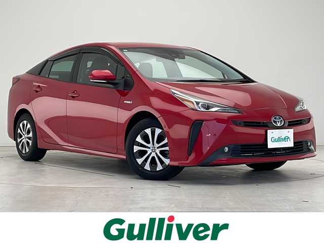 トヨタ プリウス A 愛知県 2019(令1)年 2.6万km エモーショナルレッドⅡ 衝突軽減システム/純正9型ナビ/レーダークルーズコントロール/フルセグ/ＣＤ/Bluetooth/バックカメラ/コーナーセンサー/LEDヘッドライト/ヘッドアップディスプレイ/オートマチックハイビーム/ドライブレコーダー/ステアリングスイッチ/スマートキー/プッシュスタート