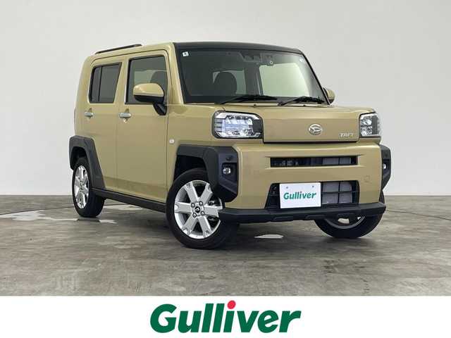 ダイハツ タフト G 群馬県 2023(令5)年 1.8万km サンドベージュメタリック 衝突軽減　社外７型ナビ　バックカメラ　前後コーナーセンサー　前席シートヒーター　ＬＥＤオートヘッドライト　純正１５インチアルミホイール　アイドリングストップ　　盗難防止装　ＡＢＳ　横滑り防止装置　禁煙