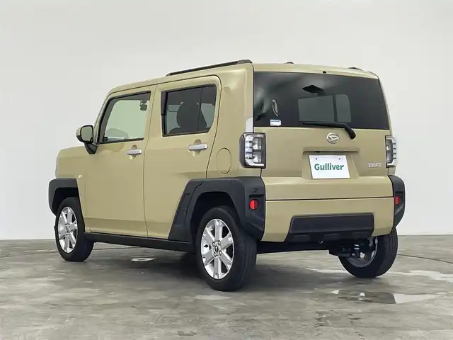 ダイハツ タフト G 群馬県 2023(令5)年 1.8万km サンドベージュメタリック 衝突軽減　社外７型ナビ　バックカメラ　前後コーナーセンサー　前席シートヒーター　ＬＥＤオートヘッドライト　純正１５インチアルミホイール　アイドリングストップ　　盗難防止装　ＡＢＳ　横滑り防止装置　禁煙