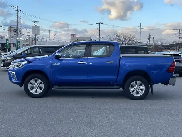 トヨタ ハイラックス Z 山形県 2020(令2)年 3.1万km ネビュラブルーM 4WD/軽油/衝突被害軽減システム/メモリナビ/　　【CD DVD BT フルセグ USB】/バックカメラ/レーダークルーズコントロール/LEDオートライト/純正17インチアルミホイール/ドライブレコーダー/ステアリングスイッチ/MTモード付AT/IC付ターボ/電動格納ウィンカーミラー/ミラーヒーター/フォグランプ/スマートキー/ETC