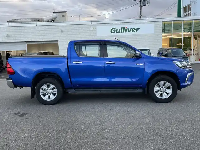 トヨタ ハイラックス Z 山形県 2020(令2)年 3.1万km ネビュラブルーM 4WD/軽油/衝突被害軽減システム/メモリナビ/　　【CD DVD BT フルセグ USB】/バックカメラ/レーダークルーズコントロール/LEDオートライト/純正17インチアルミホイール/ドライブレコーダー/ステアリングスイッチ/MTモード付AT/IC付ターボ/電動格納ウィンカーミラー/ミラーヒーター/フォグランプ/スマートキー/ETC