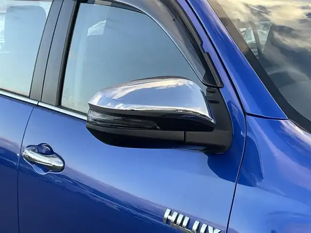 トヨタ ハイラックス Z 山形県 2020(令2)年 3.1万km ネビュラブルーM 4WD/軽油/衝突被害軽減システム/メモリナビ/　　【CD DVD BT フルセグ USB】/バックカメラ/レーダークルーズコントロール/LEDオートライト/純正17インチアルミホイール/ドライブレコーダー/ステアリングスイッチ/MTモード付AT/IC付ターボ/電動格納ウィンカーミラー/ミラーヒーター/フォグランプ/スマートキー/ETC