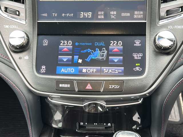 トヨタ クラウン アスリート G-T 茨城県 2016(平28)年 9.7万km ホワイトパールクリスタルシャイン ワンオーナー/純正HDDナビ＆地デジTV/(地デジTV・CD・DVD・BR・BT・ラジオ再生)/ドライブレコーダー（フロント）/ETC2.0/被害軽減システム/パーキングアシスト/レーンアシスト/コーナーセンサー（バック）/プッシュスタート/バックカメラ/アイドリングストップ/サンルーフ/レザーシート/運転席・助手席パワーシート/エアシート/シートヒーター/LEDヘッドライト/オートライト/オートマチックハイビーム/ブラインドスポットモニター/純正17インチホイール/保証書/取扱説明書