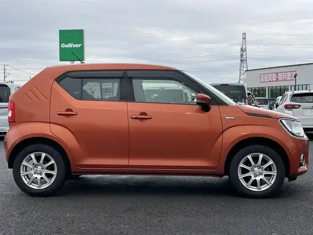 スズキ イグニス ハイブリッド MX 道央・札幌 2016(平28)年 6.8万km フレイムオレンジPM 4WD/ディーラーナビ/ＣＤ／ＤＶＤ／ＢＴ／フルセグ/バックカメラ/横滑り防止装置/盗難防止装置/シート‐ヒーター/純正フロアマット/スマートキー/スペアキー/エンジンスターター/ダウンヒルアシスト/ワンオーナー/ドアバイザー/アイドリングストップ