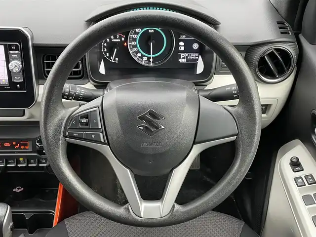 スズキ イグニス ハイブリッド MX 道央・札幌 2016(平28)年 6.8万km フレイムオレンジPM 4WD/ディーラーナビ/ＣＤ／ＤＶＤ／ＢＴ／フルセグ/バックカメラ/横滑り防止装置/盗難防止装置/シート‐ヒーター/純正フロアマット/スマートキー/スペアキー/エンジンスターター/ダウンヒルアシスト/ワンオーナー/ドアバイザー/アイドリングストップ