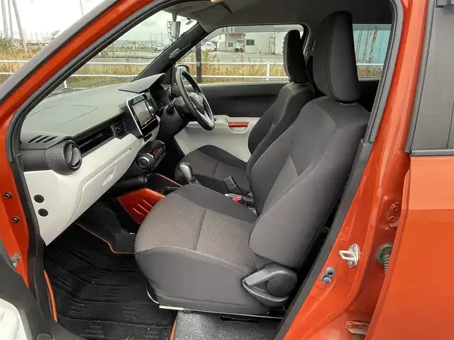 スズキ イグニス ハイブリッド MX 道央・札幌 2016(平28)年 6.8万km フレイムオレンジPM 4WD/ディーラーナビ/ＣＤ／ＤＶＤ／ＢＴ／フルセグ/バックカメラ/横滑り防止装置/盗難防止装置/シート‐ヒーター/純正フロアマット/スマートキー/スペアキー/エンジンスターター/ダウンヒルアシスト/ワンオーナー/ドアバイザー/アイドリングストップ