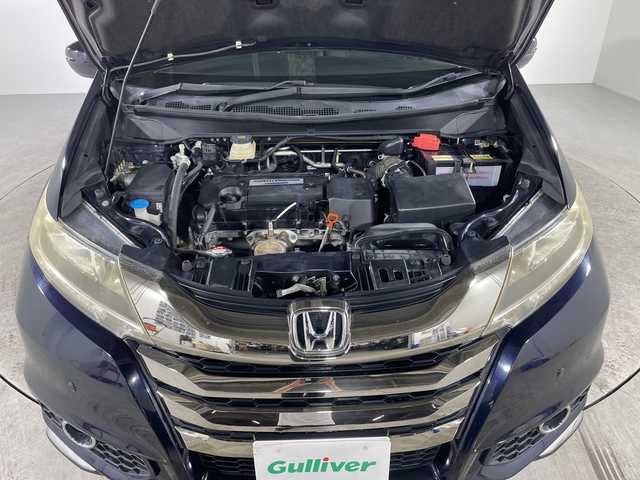 ホンダ オデッセイ アブソルート EX 福岡県 2013(平25)年 5.2万km プレミアムヴィーナスブラックP 純正メーカーナビ/  CD/DVD/フルセグTV/Bluetooth/バックカメラ/スマートキー&プッシュスタート/クルーズコントロール/ブラインドスポット/ハーフレザー/両側パワースライドドア/オットマン/コーナーセンサー/LEDヘッドライト/オートライト