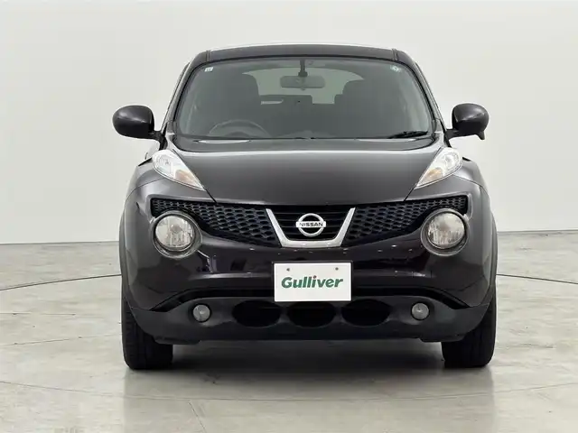 日産 ジューク 15RX タイプV 福岡県 2014(平26)年 5万km ナイトベールパープル 純正ＳＤナビ／フルセグＴＶ／ＢＴ　/ビルトインＥＴＣ　/バックカメラ　/横滑り防止装置　/アイドリングストップ　/オートライト　/純正フロアマット　/電動格納式ミラー　/ＡＢＳ　/レベライザー