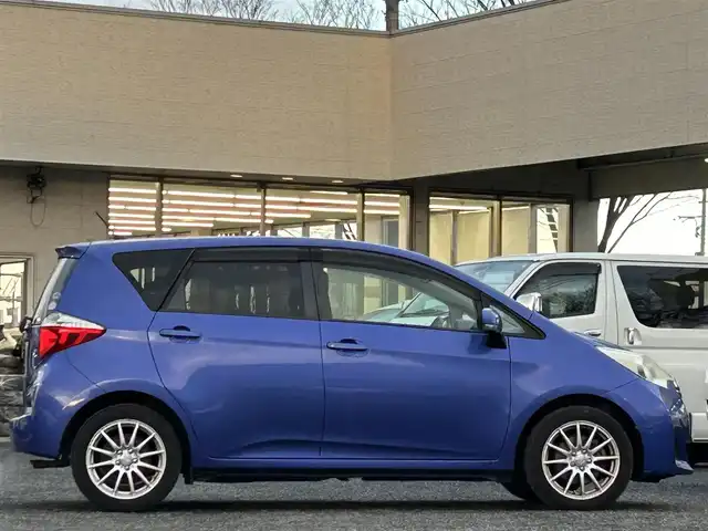 トヨタ ラクティス X 宮城県 2012(平24)年 6.5万km サテンブルーマイカメタリック 純正ナビ/バックカメラ/純正ＥＴＣ/フルセグＴＶ/ラジオ/ＣＤ/ＡＵＸ/ドアバイザー/スペアキー×１/純正ホイールカバーのみ×４