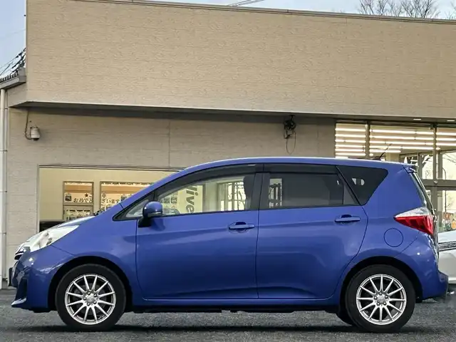 トヨタ ラクティス X 宮城県 2012(平24)年 6.5万km サテンブルーマイカメタリック 純正ナビ/バックカメラ/純正ＥＴＣ/フルセグＴＶ/ラジオ/ＣＤ/ＡＵＸ/ドアバイザー/スペアキー×１/純正ホイールカバーのみ×４