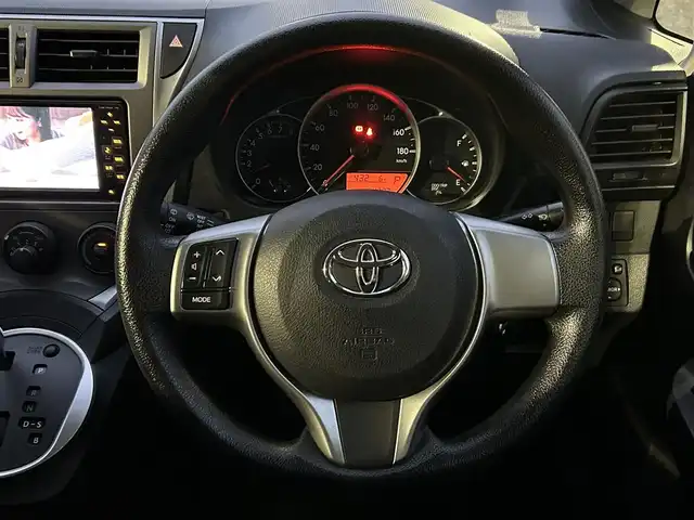 トヨタ ラクティス X 宮城県 2012(平24)年 6.5万km サテンブルーマイカメタリック 純正ナビ/バックカメラ/純正ＥＴＣ/フルセグＴＶ/ラジオ/ＣＤ/ＡＵＸ/ドアバイザー/スペアキー×１/純正ホイールカバーのみ×４