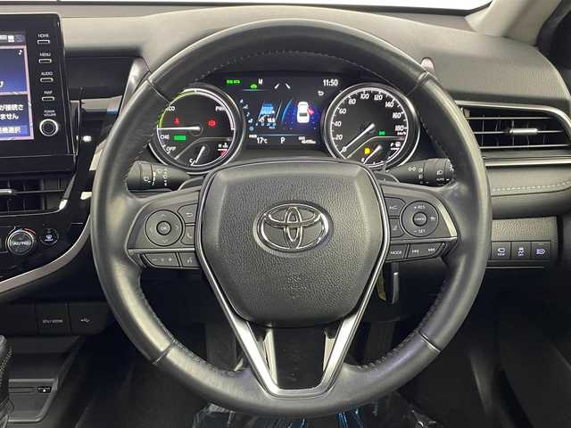 トヨタ カムリ WS 埼玉県 2021(令3)年 4.7万km アティチュードブラックマイカ/プラチナホワイトパールマイカ ステレス車高調　/純正ＤＡ　/３６０°　/温シート　/ＢＳＭ　/ＨＵＤ　/ＥＴＣ　/衝突軽減　/ＬＥＤ　/コネクトナビ　/フルセグＴＶ　/１００Ｖ電源　/追従走行　/スマートキー　/ＢＴ　/ハーフレザーシート　/パワーシート