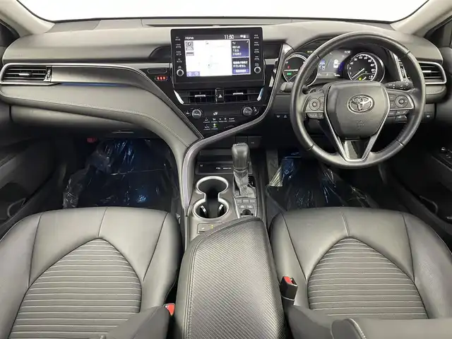 トヨタ カムリ WS 埼玉県 2021(令3)年 4.7万km アティチュードブラックマイカ/プラチナホワイトパールマイカ ステレス車高調　/純正ＤＡ　/３６０°　/温シート　/ＢＳＭ　/ＨＵＤ　/ＥＴＣ　/衝突軽減　/ＬＥＤ　/コネクトナビ　/フルセグＴＶ　/１００Ｖ電源　/追従走行　/スマートキー　/ＢＴ　/ハーフレザーシート　/パワーシート