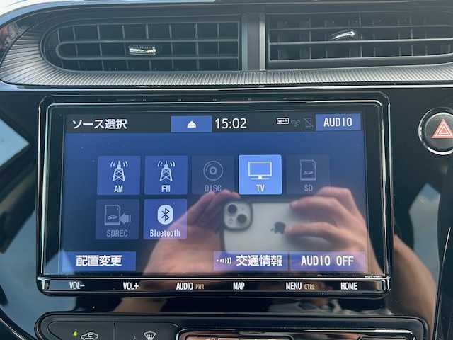 トヨタ アクア 茨城県 2019(令1)年 5.4万km スーパーレッドⅤ トヨタ純正ナビ/フルセグTV/Bluetooth接続/バックカメラ/ドライブレコーダー前後/純正アルミホイール/LEDヘッドライト/オートライト/オートマチックハイビーム/純正フロアマット/衝突軽減システム/スマートキー